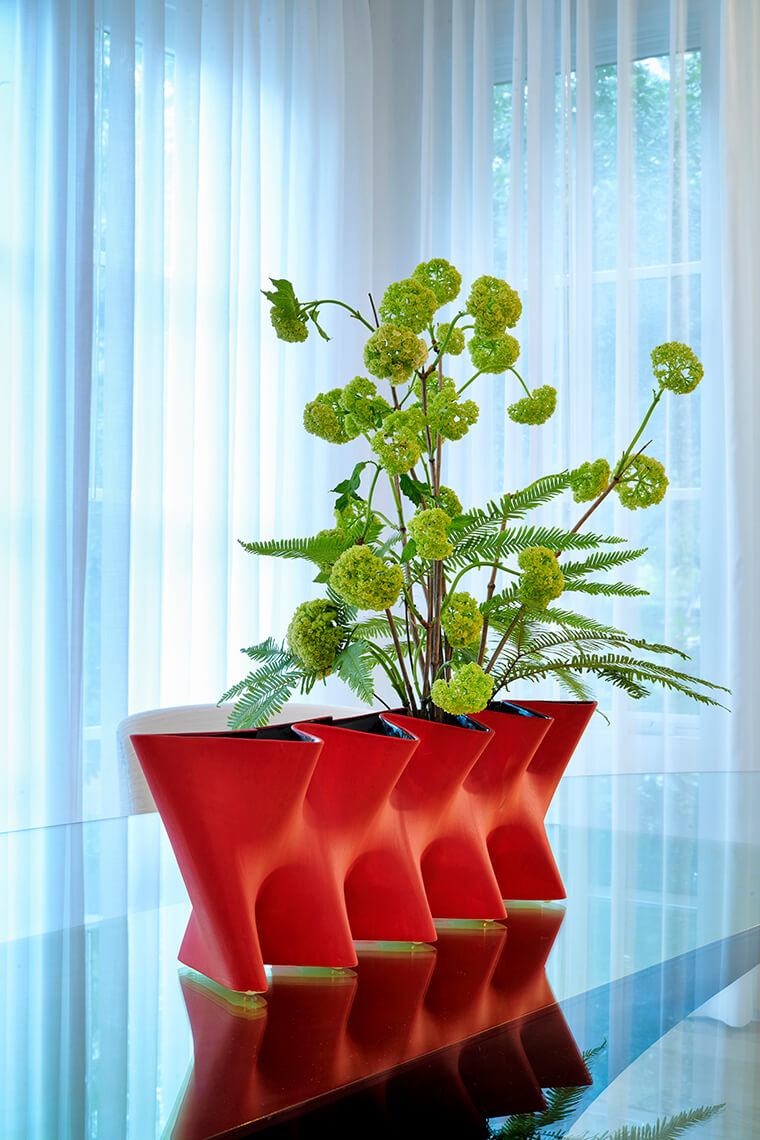 Beverly Drive vases with plants