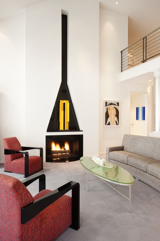 Rosegrove living room fireplace