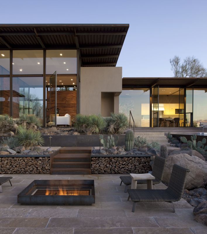 Scottsdale outdoor fire pit