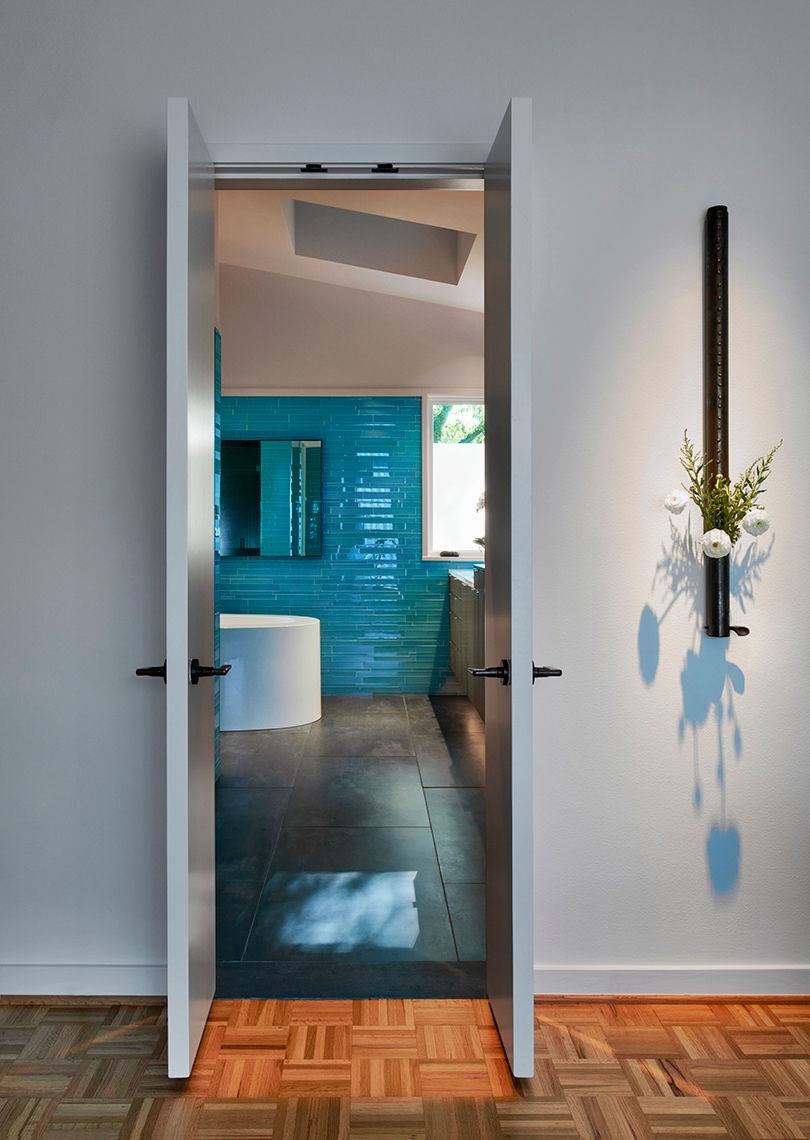 Doorway into spa area